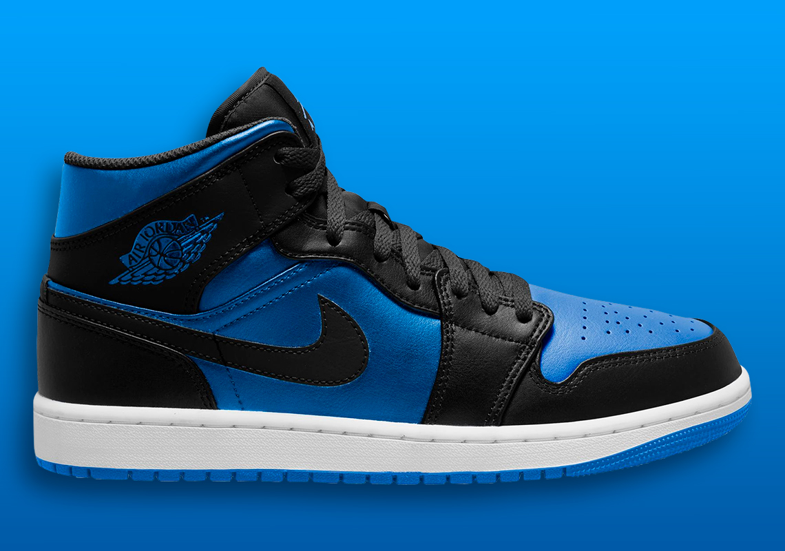 Metallic Blues Shine Across This Upcoming Air Jordan 1 Mid