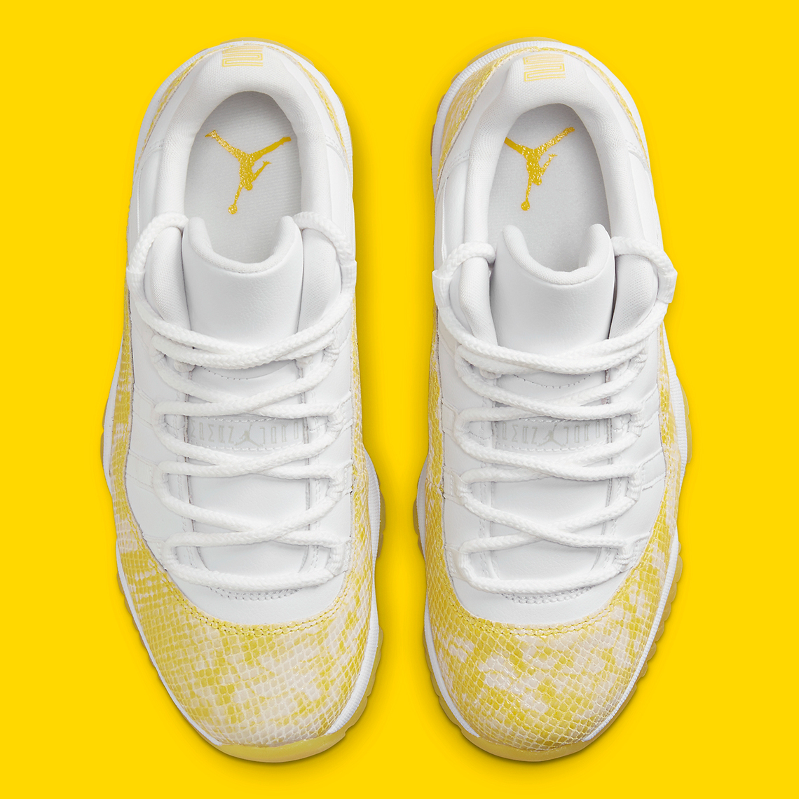 Air Jordan 11 Low Yellow Snakeskin Ah7860 107 Release Date 4