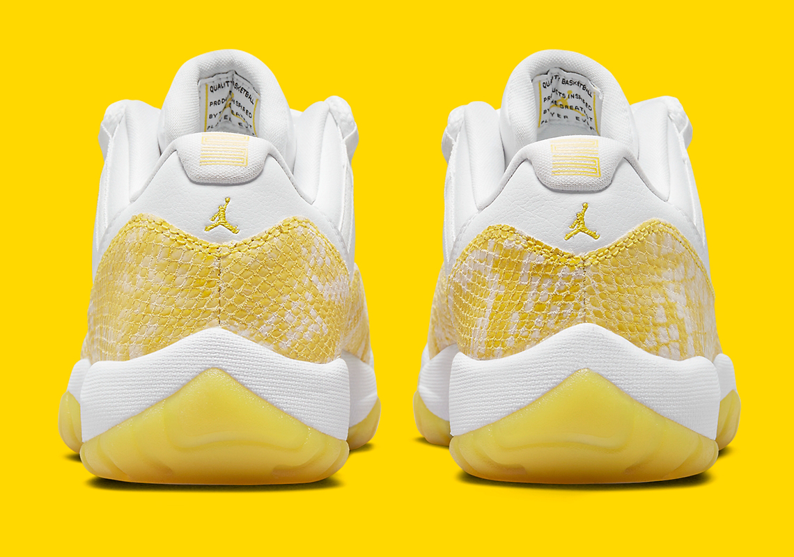 Air Jordan 11 Low Yellow Snakeskin Ah7860 107 Release Date 6