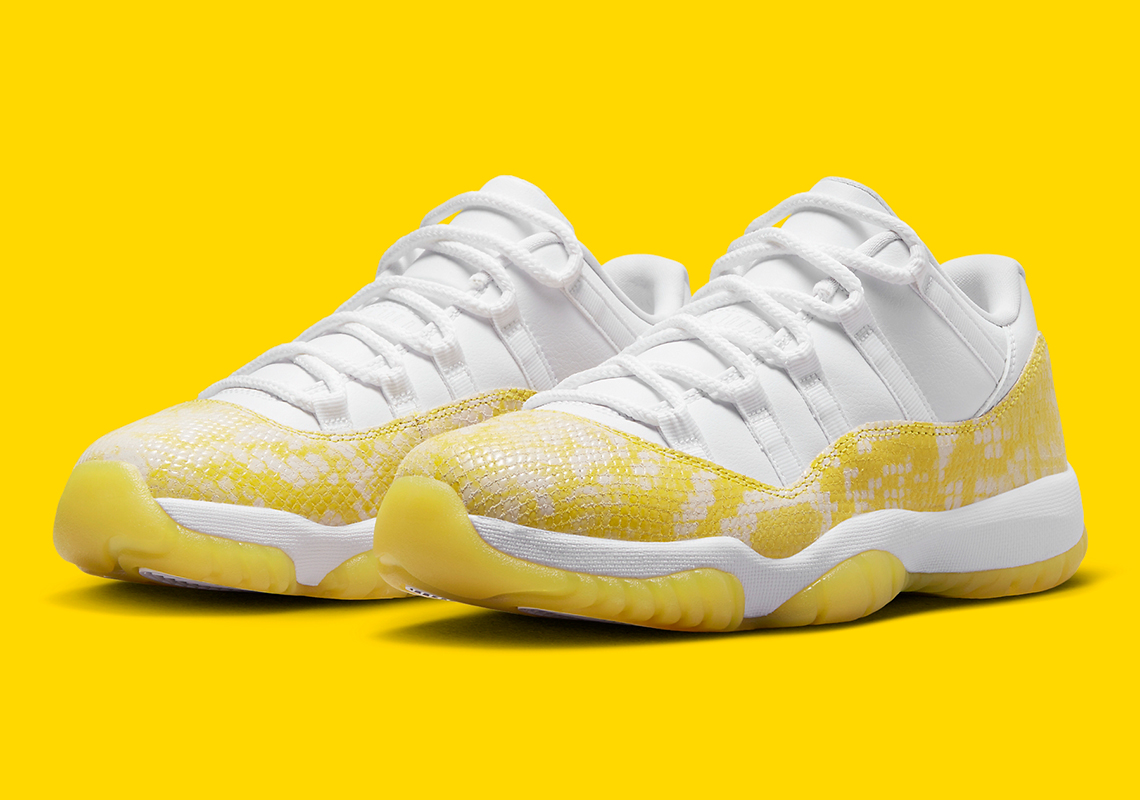 The Air Jordan 11 Low "Yellow Snakeskin" Releases On May 11th