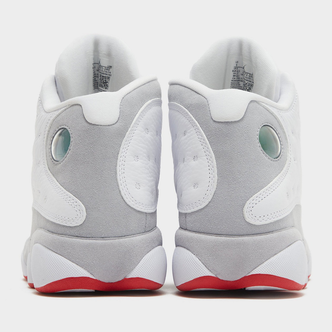 Air Jordan 13 White True Red Wolf Grey 414571 160 1