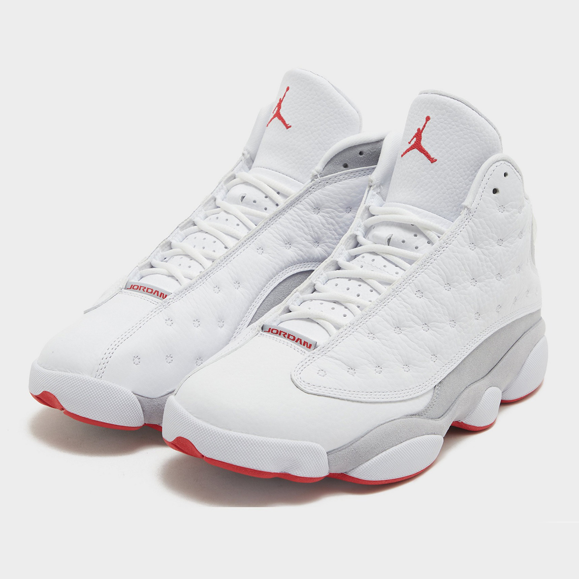 Air Jordan 13 White True Red Wolf Grey 414571 160 4