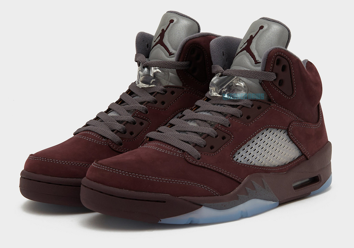 First Look At The Air Jordan 5 “Burgundy”