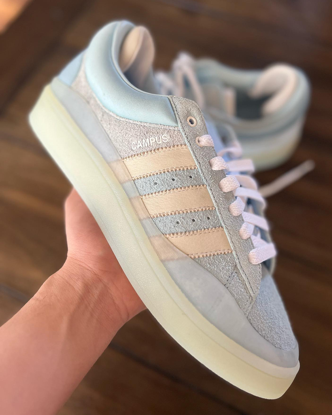 Bad Bunny Adidas Campus Light Blue 2