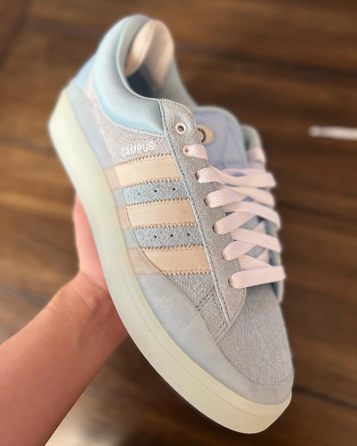 Bad Bunny Adidas Campus Light Blue 4