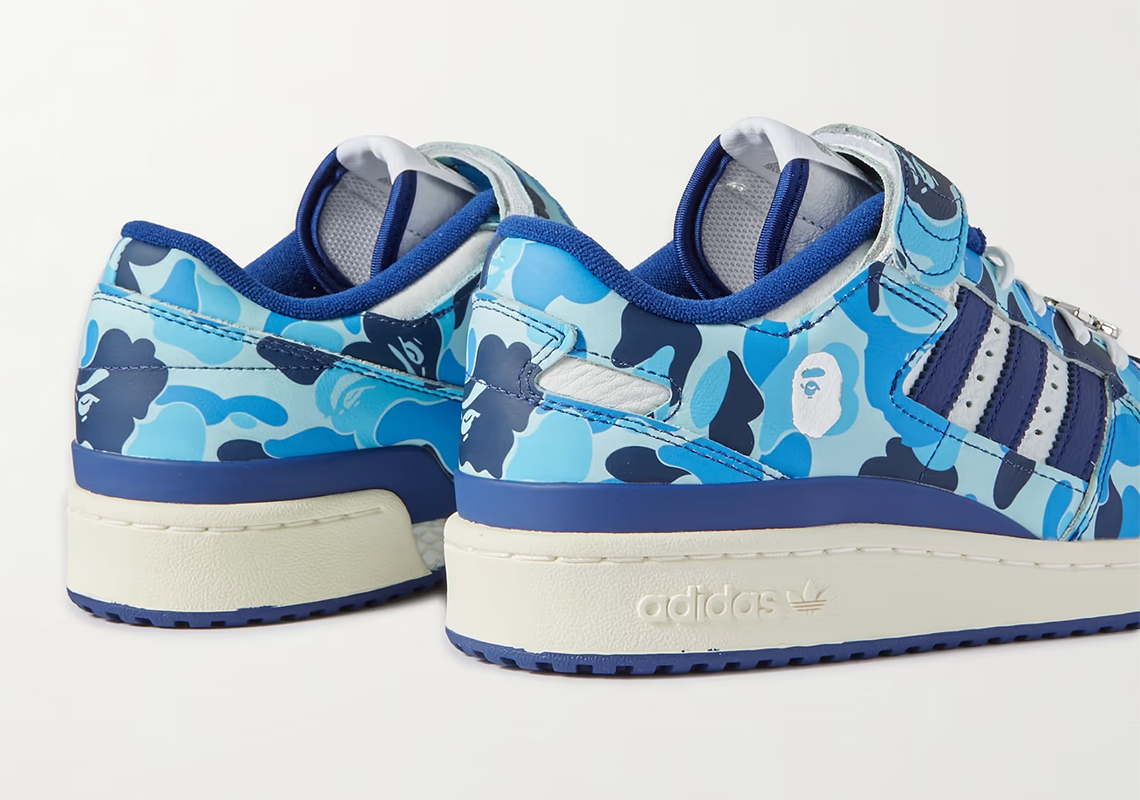 Bape Adidas Forum Blue Camo Id4772 2