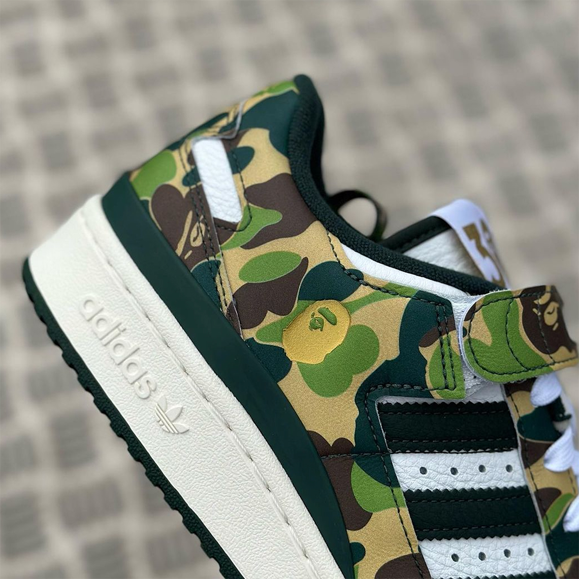 Bape Adidas Forum Green Camo 2