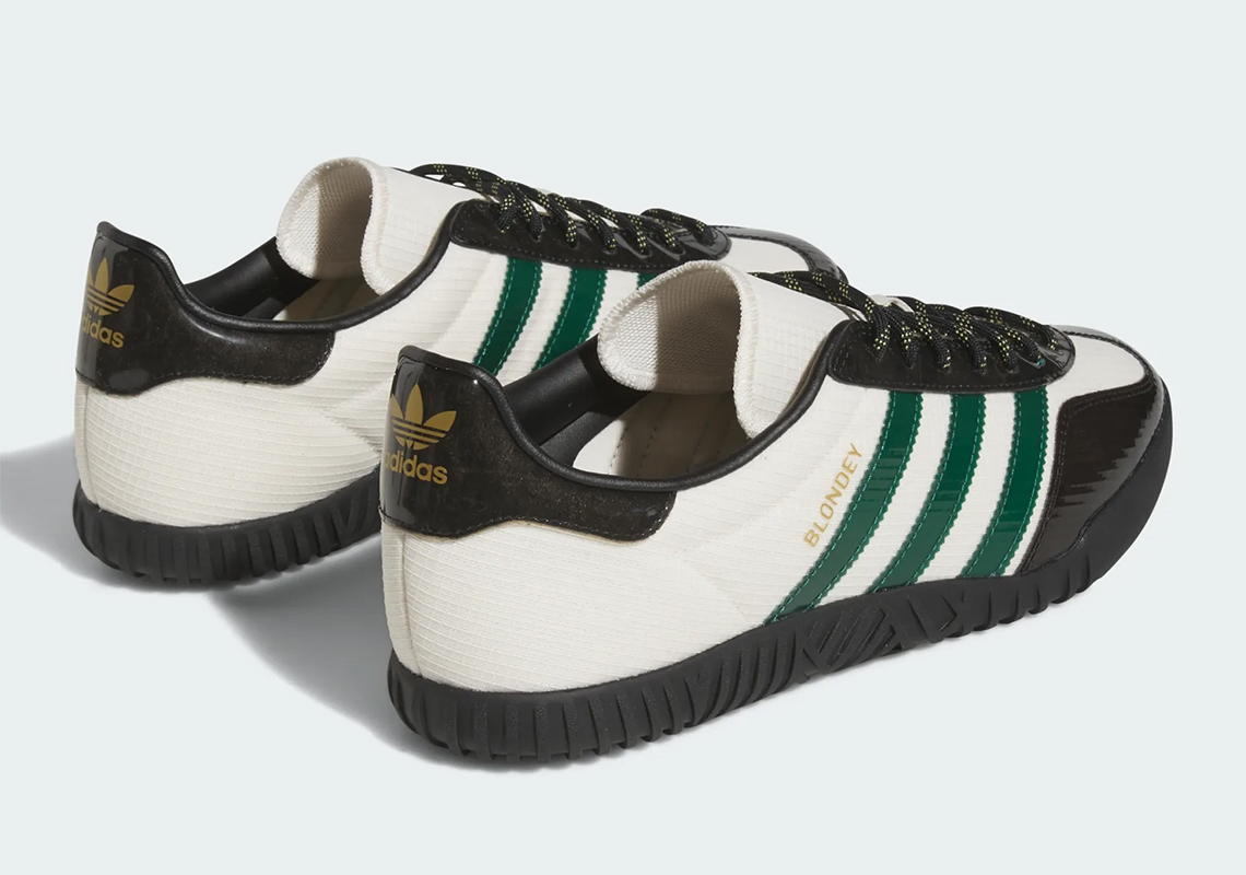 Blondey Adidas Gazelle Indoor White Green Black If0200 5