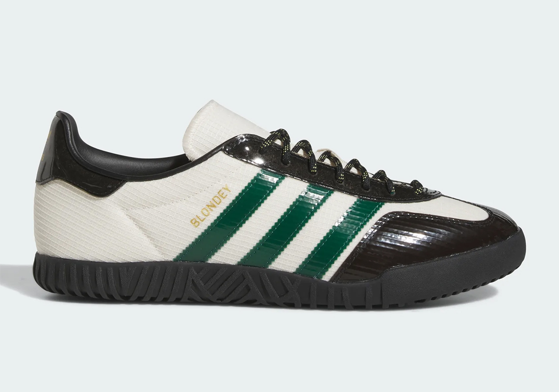 Blondey Adidas Gazelle Indoor White Green Black If0200 9