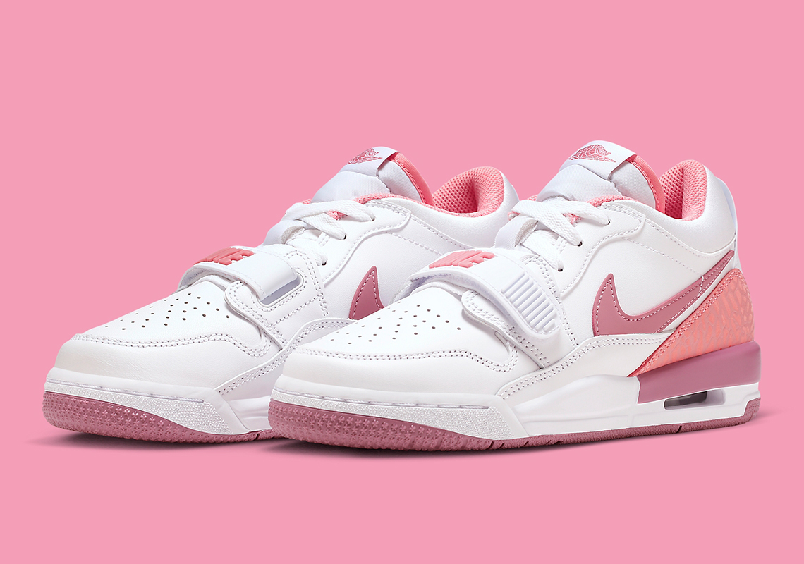 The Jordan Legacy 312 Low Explores A Vibrant Pink Palette