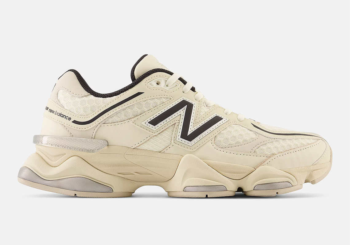 Beehive Mesh Returns On This New Balance 90/60 In "Cream/Black"