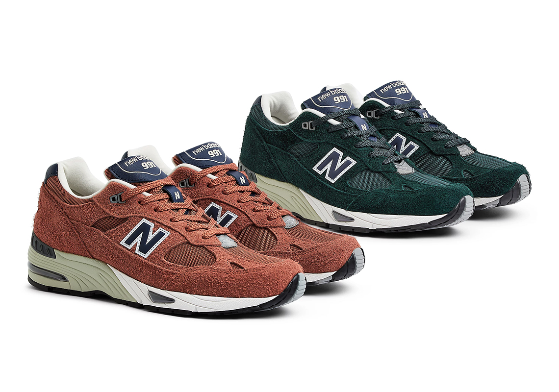 New Balance Drops The 991 In "Bruschetta" And "Ponderosa Pine"