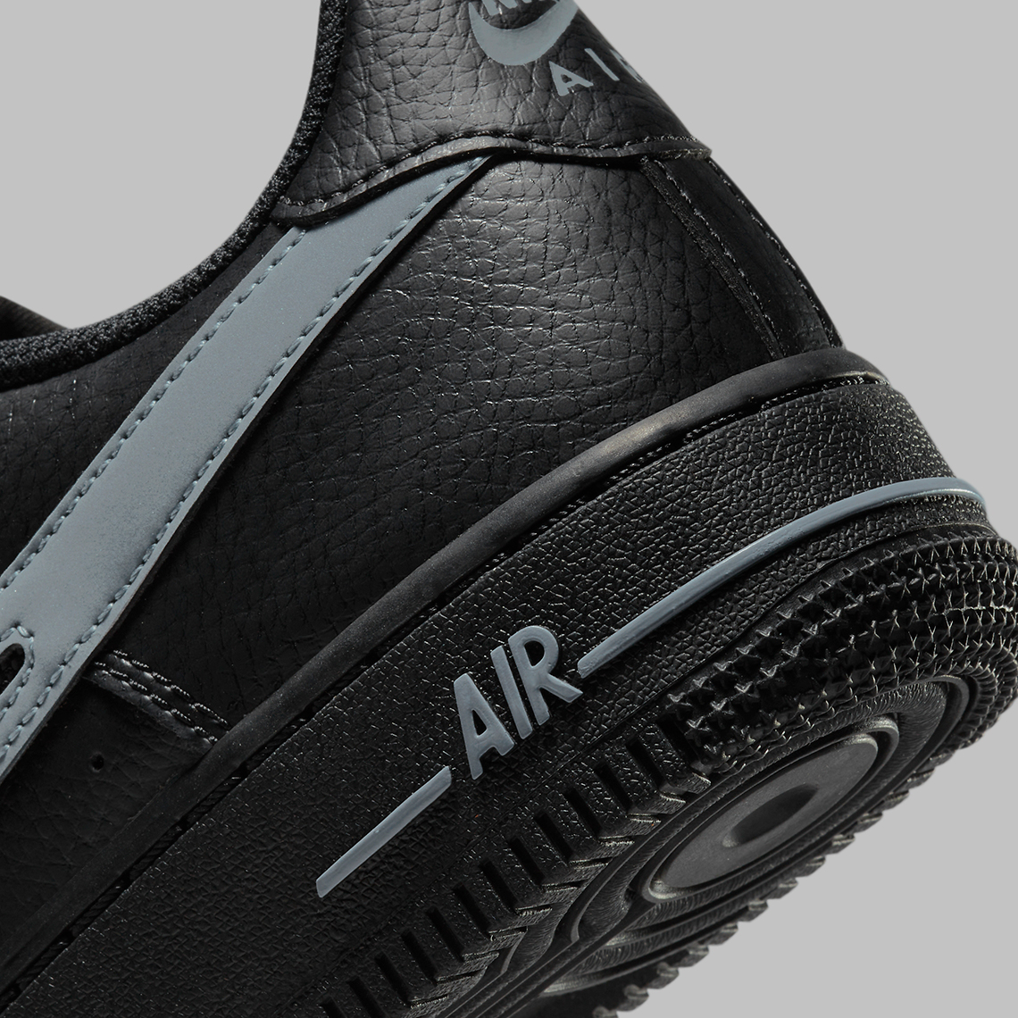 Nike Air Force 1 Low Gs Cut Out Black Grey Fq2413 001 4