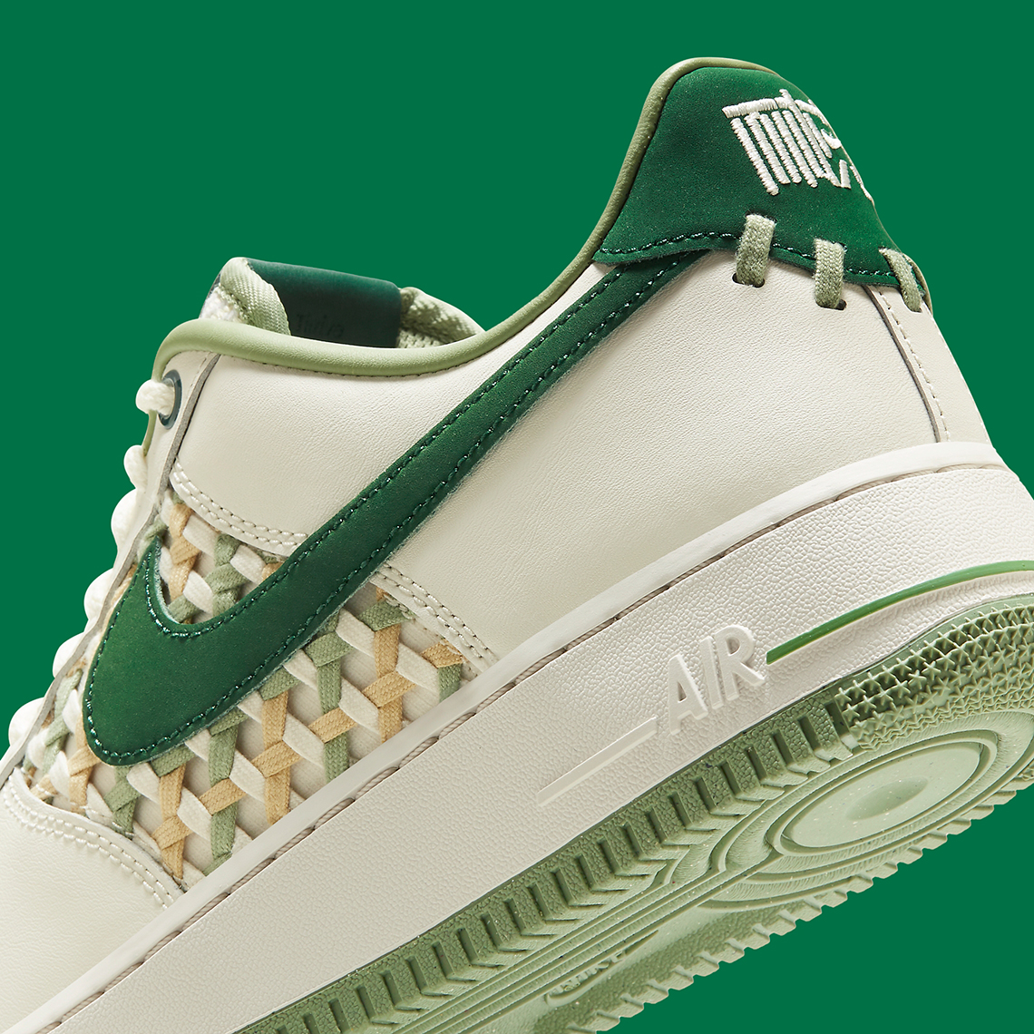 Nike Air Force 1 Low Naike Sail Green Fn0369 100 8