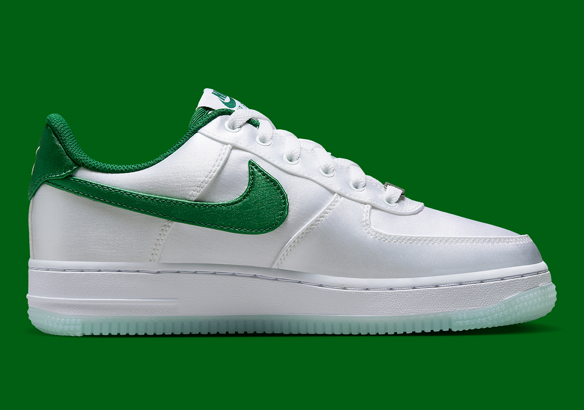 Nike Air Force 1 Satin Pine Green Dx6541 101 2