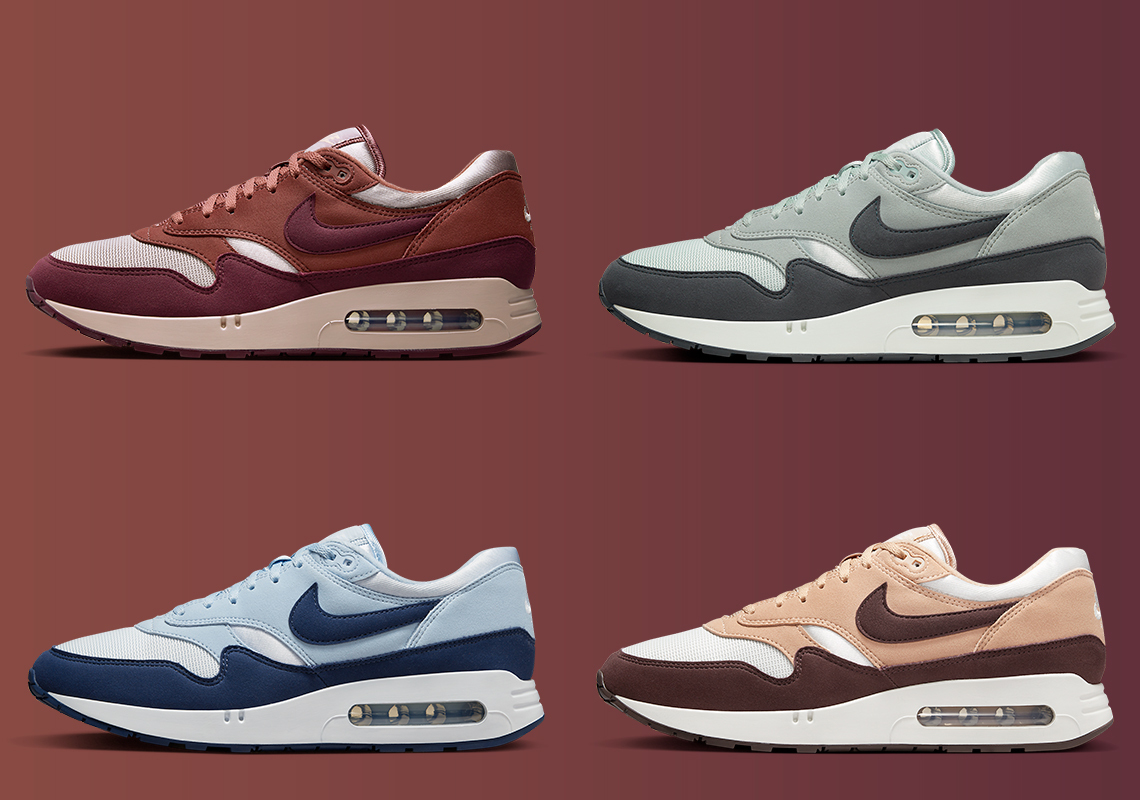 Four Colorways Of The Nike Air Max 1 '86 Will Be Releasing On April 22nd