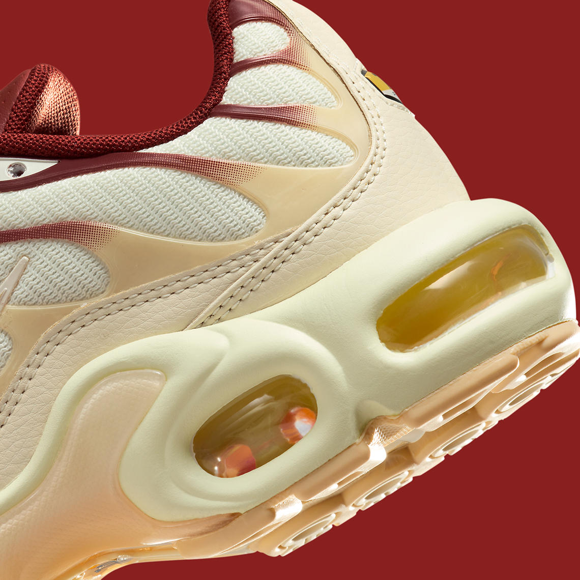 Nike Air Max Plus Sail Tan Burgundy Fq2765 100 1