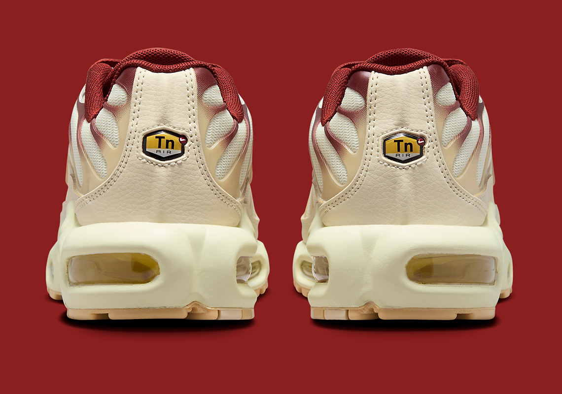 Nike Air Max Plus Sail Tan Burgundy Fq2765 100 4