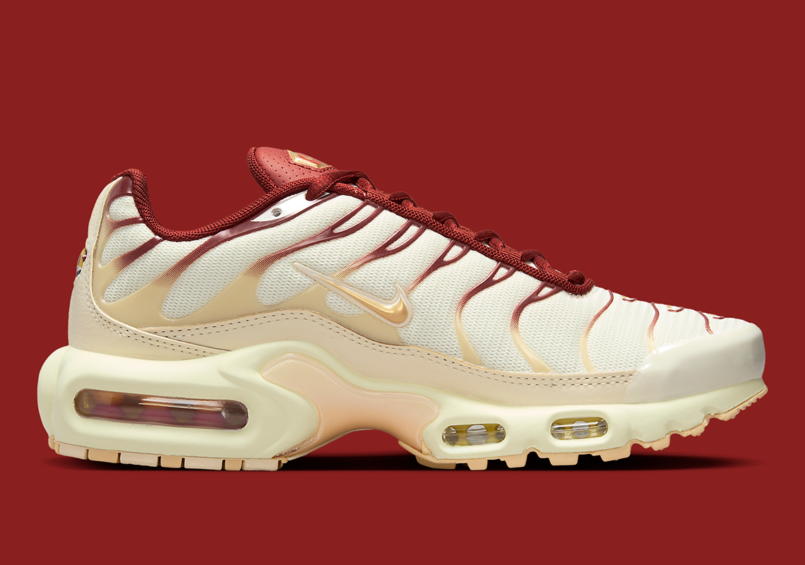 Nike Air Max Plus Sail Tan Burgundy Fq2765 100 6