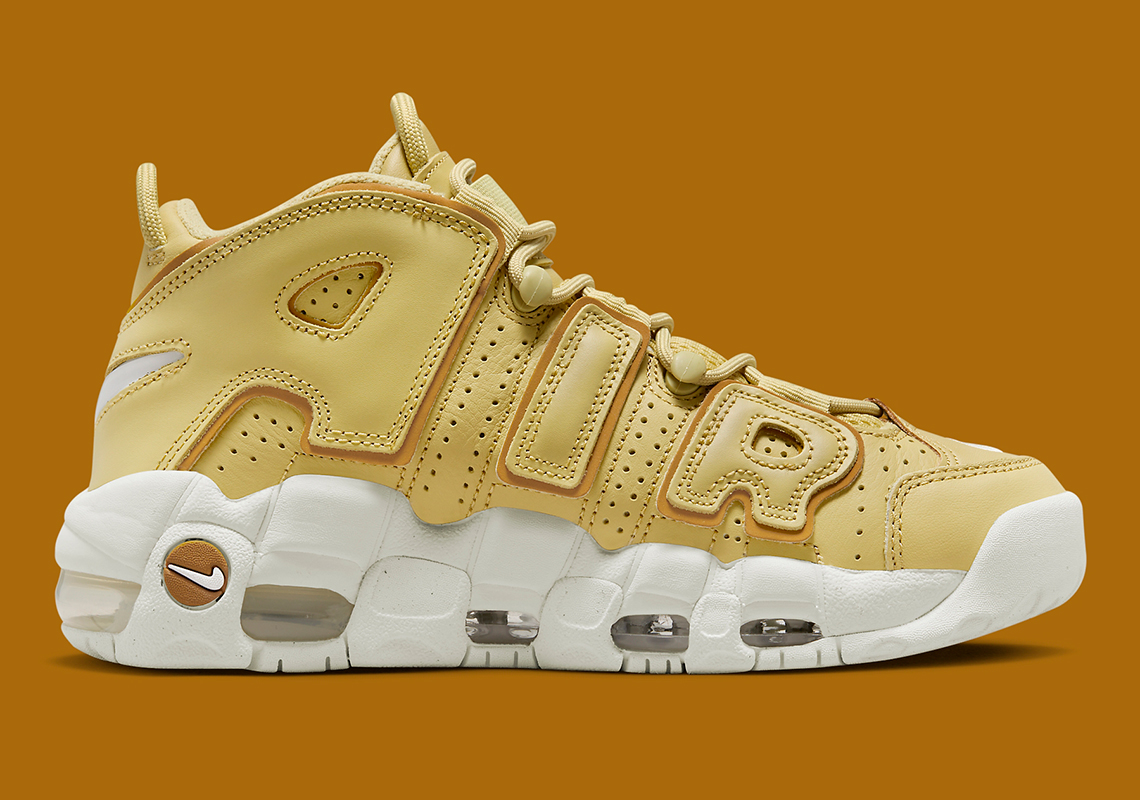 Nike Air More Uptempo Buff Gold Dv1137 700 2