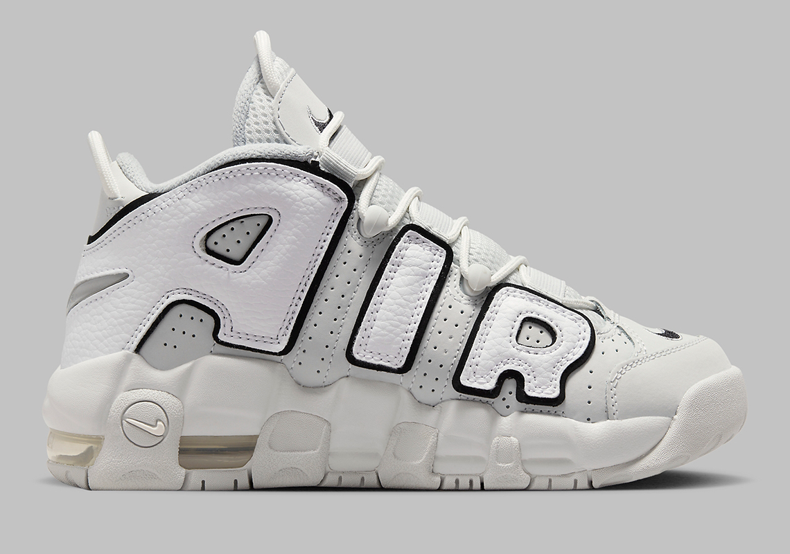 Nike Air More Uptempo Gs Photon Dust Metallic Silver White Fd0022 001 6