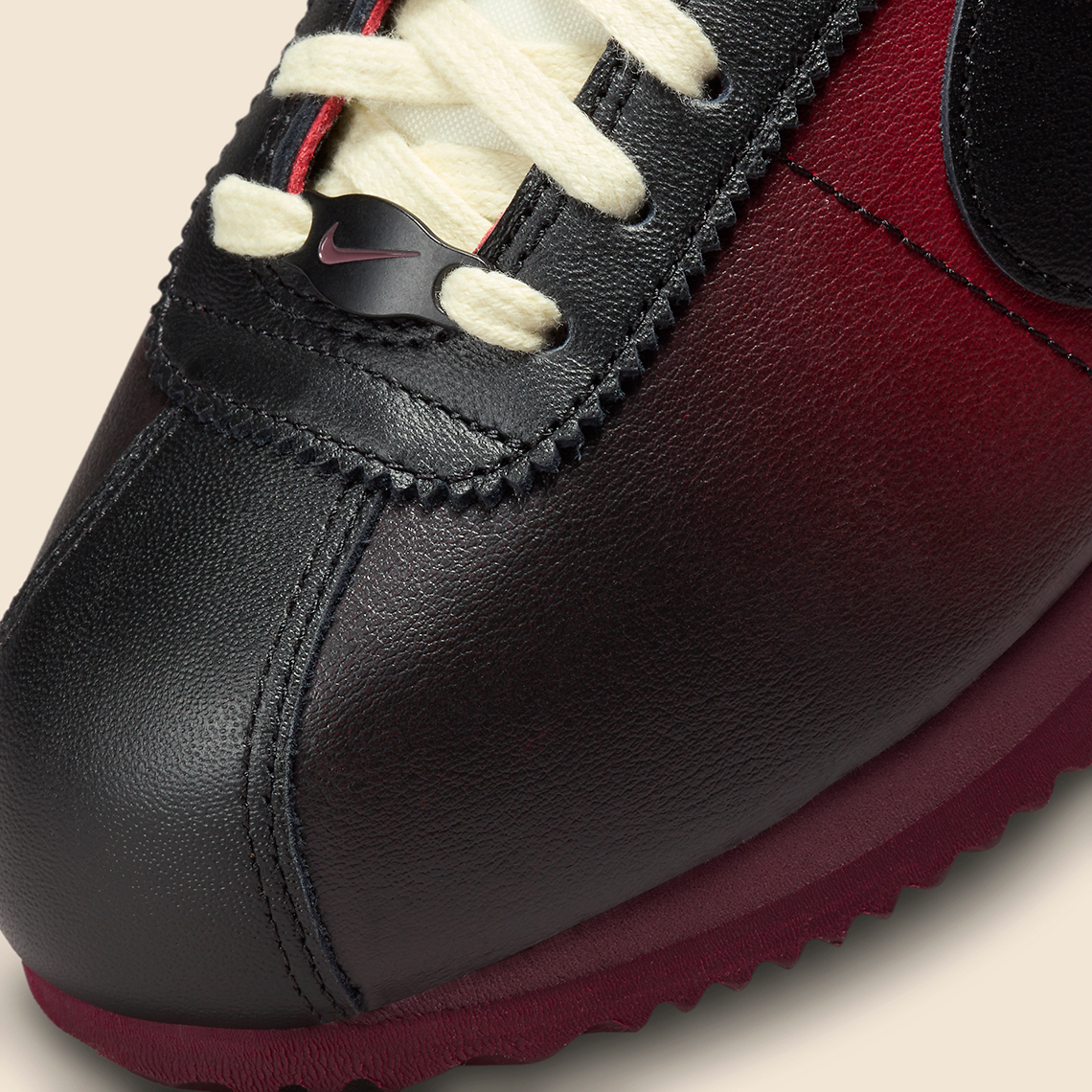 Nike Cortez Black Burgundy Fade Fj4737 600 7