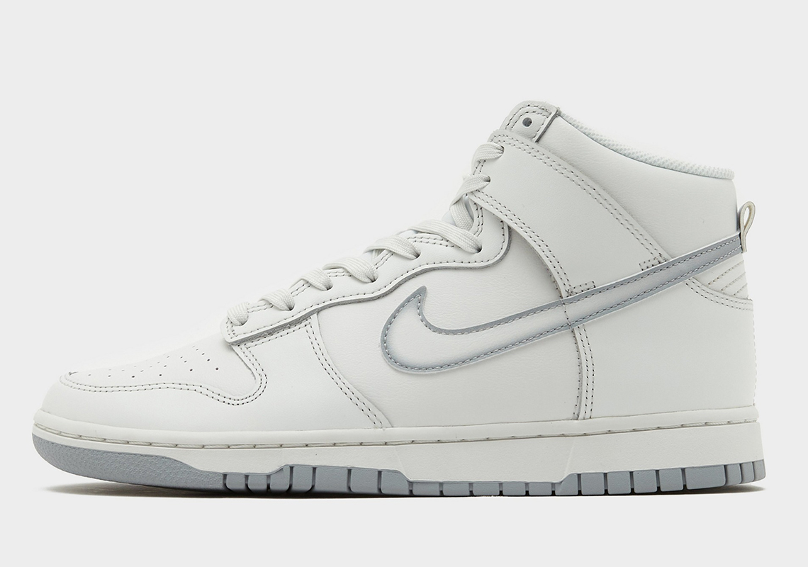 Nike Dunk High White Grey Spraypaint 6