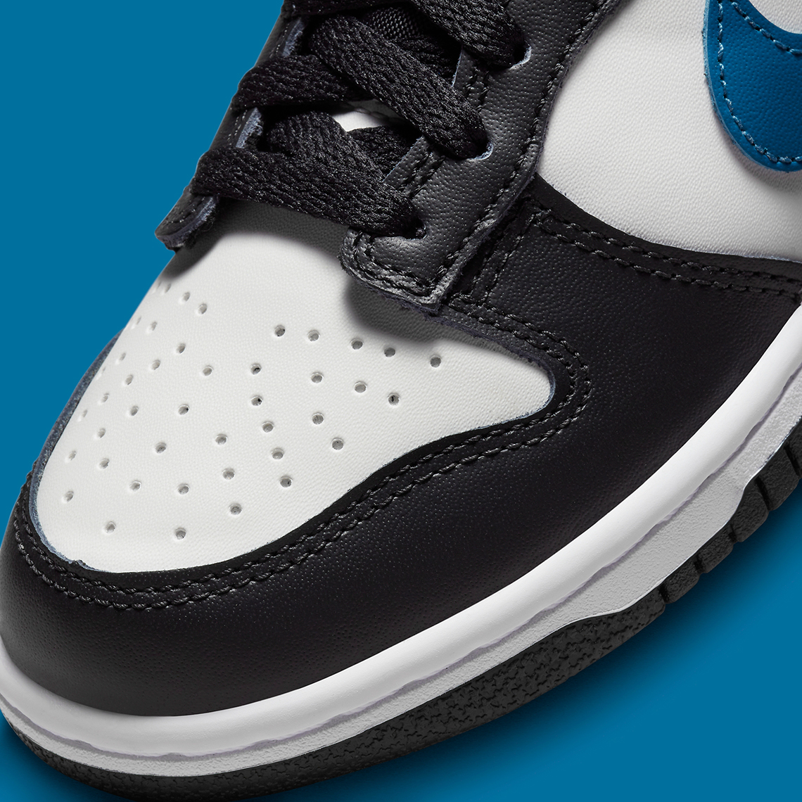 Nike Dunk Low Gs Black White Blue Dh9765 104 6