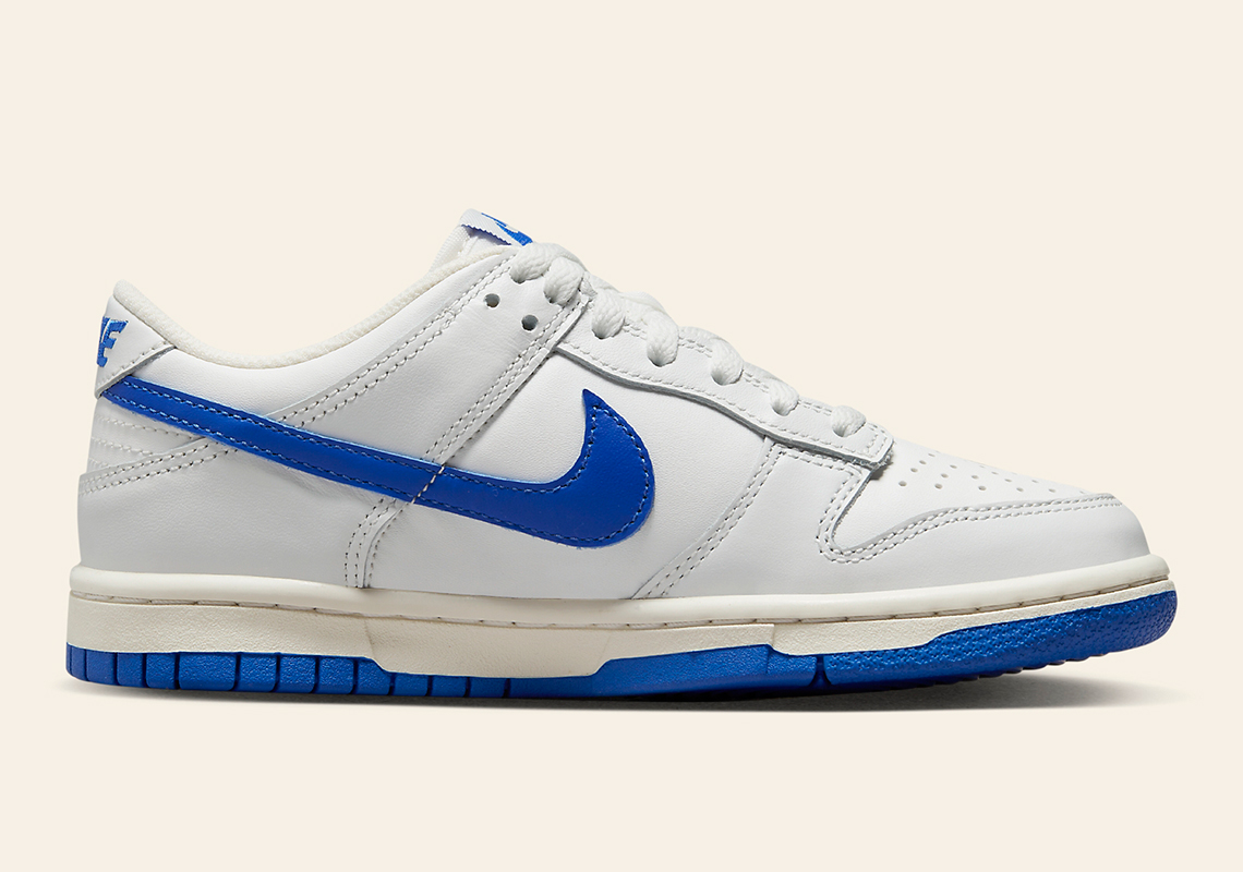 Nike Dunk Low Gs White Sail Royal Dh9765 105 3