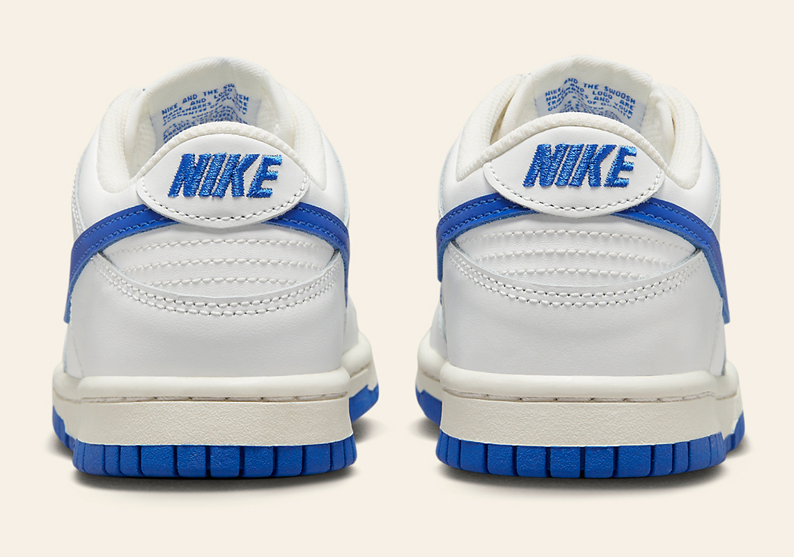 Nike Dunk Low Gs White Sail Royal Dh9765 105 7