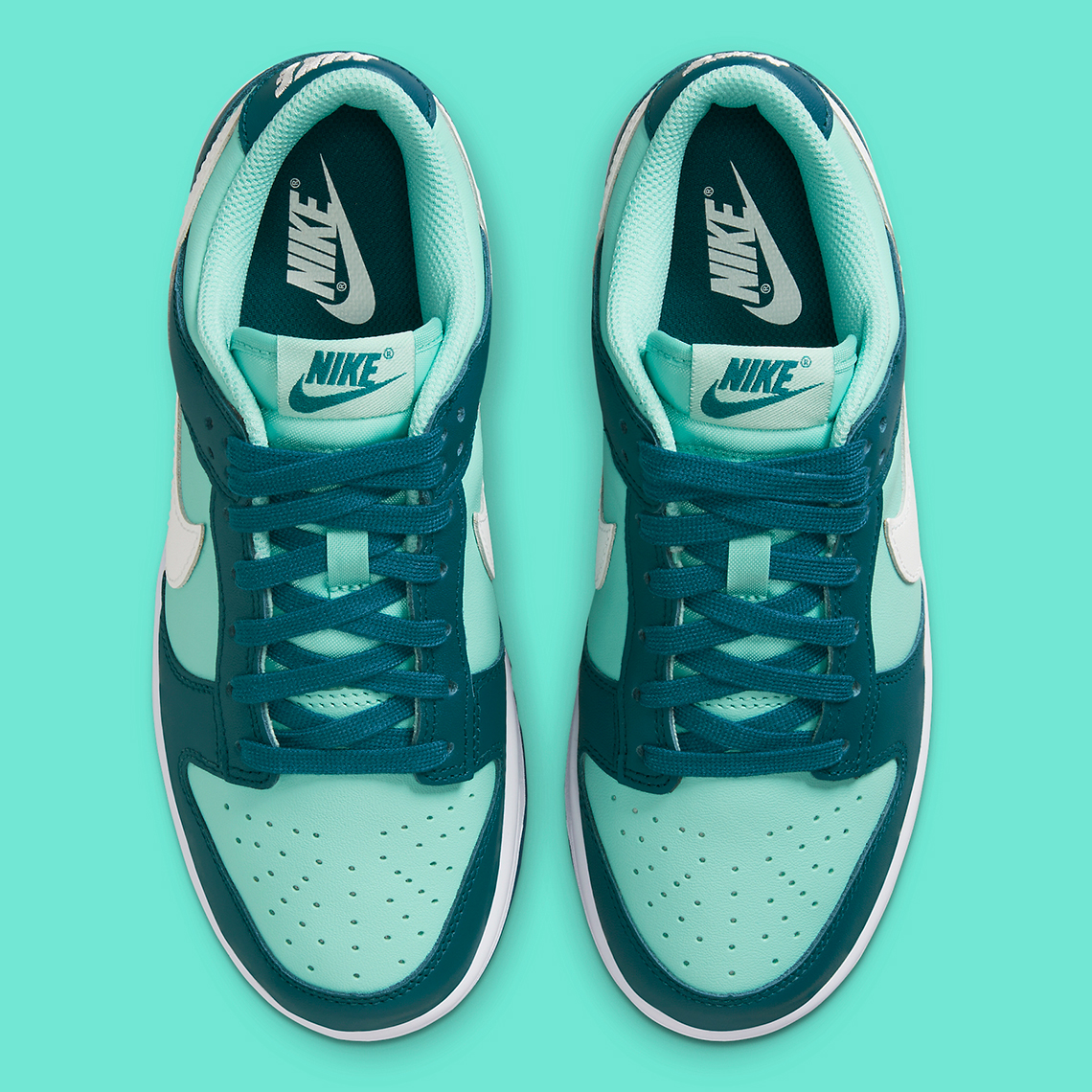 Nike Dunk Low Womens Teal Dd1503 301 2