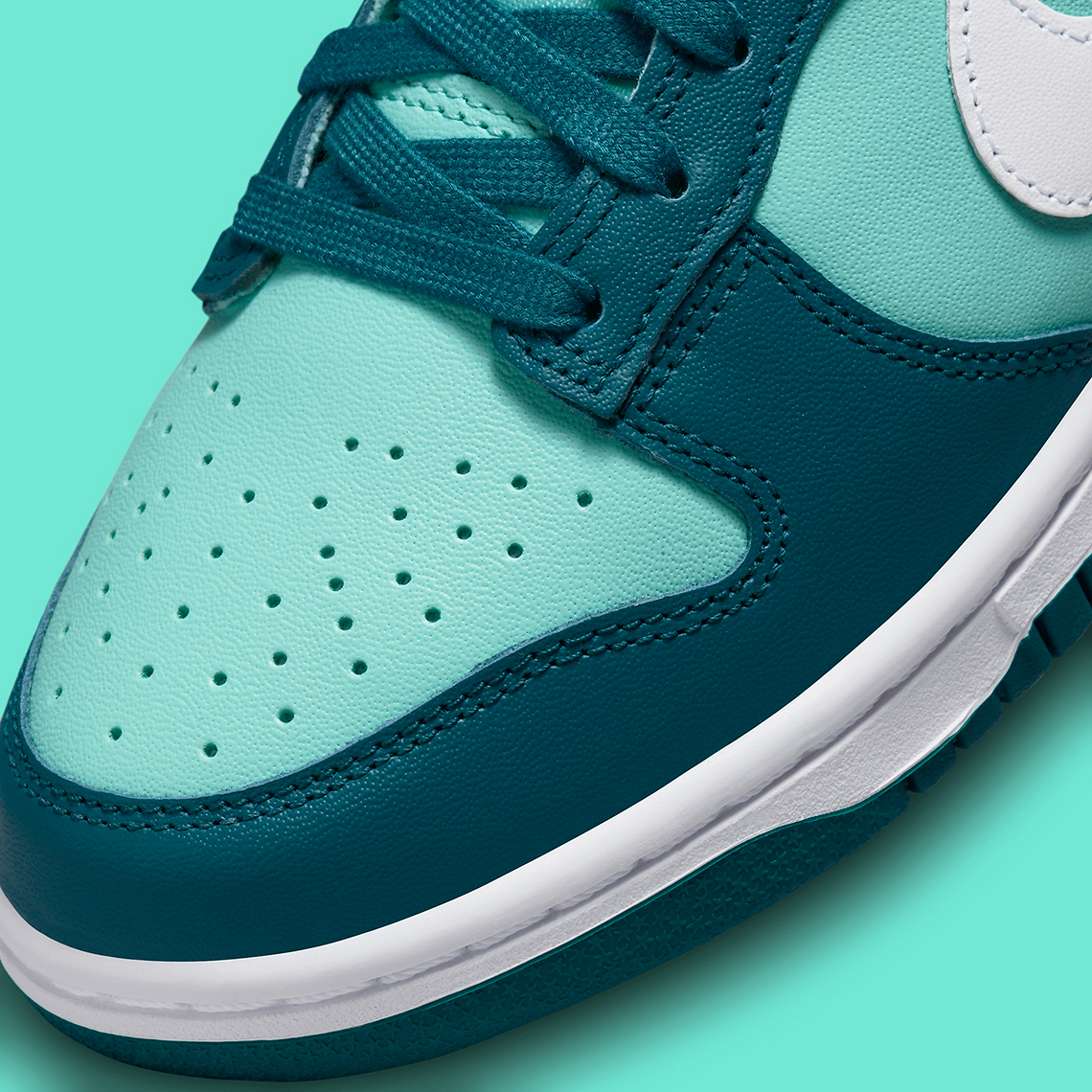 Nike Dunk Low Womens Teal Dd1503 301 4