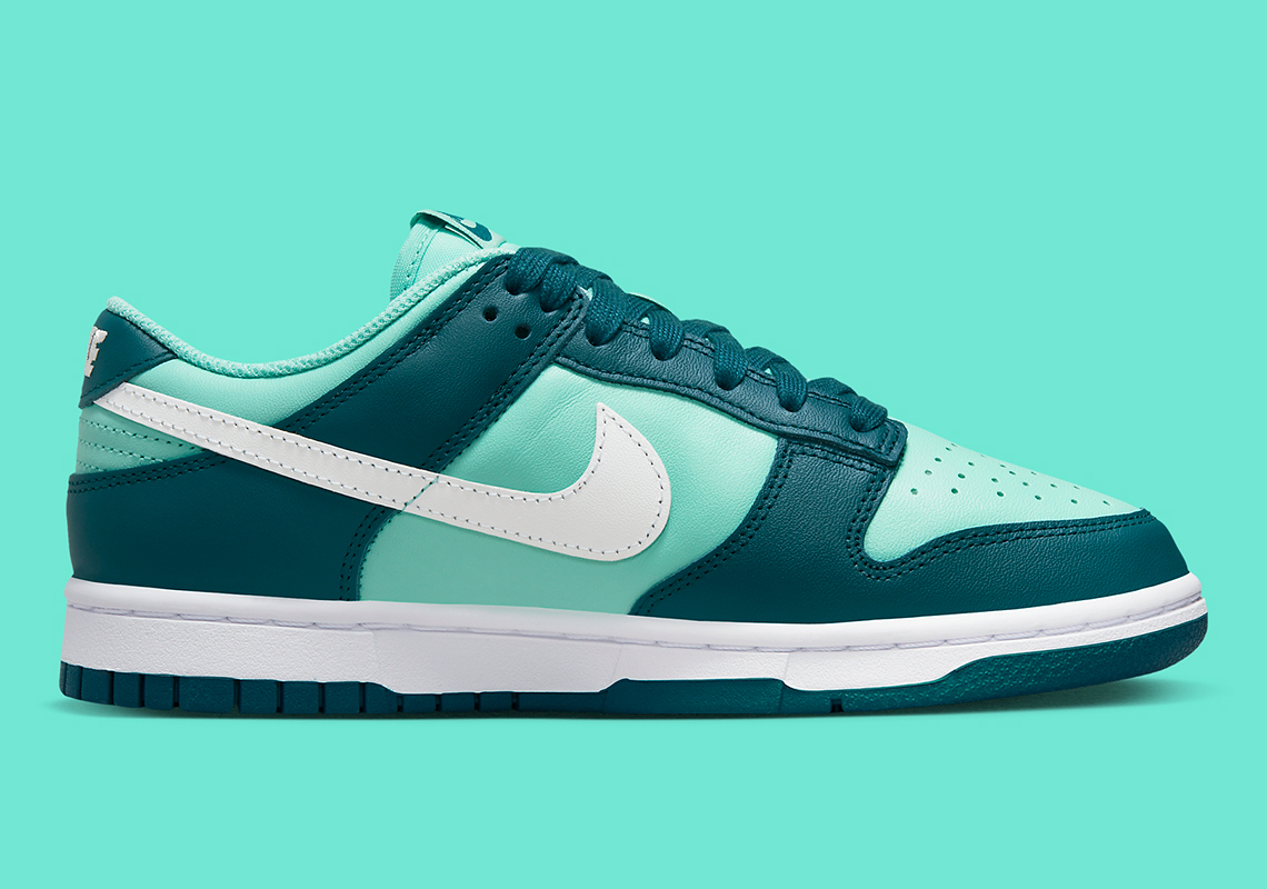 Nike Dunk Low Womens Teal Dd1503 301 6