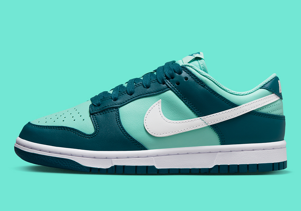 Nike Dunk Low Womens Teal Dd1503 301 8