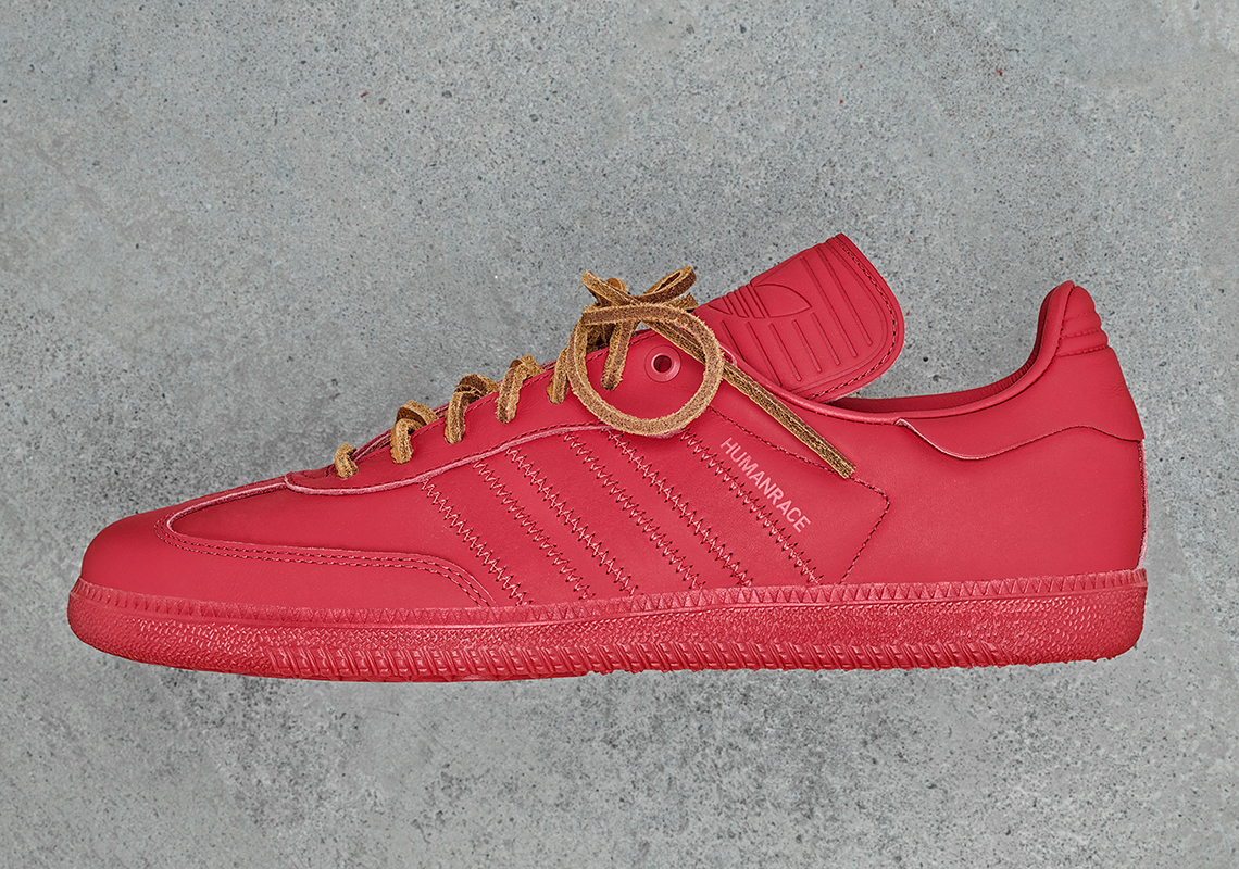 Pharrell Adidas Samba Color Pack Humanrace Red Ie7297