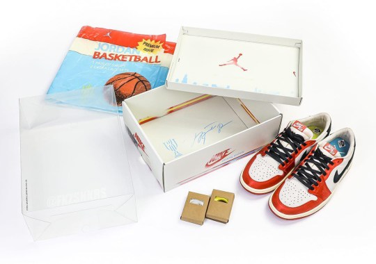 Trophy Room x Air Jordan 1 Low OG Full Packaging Revealed