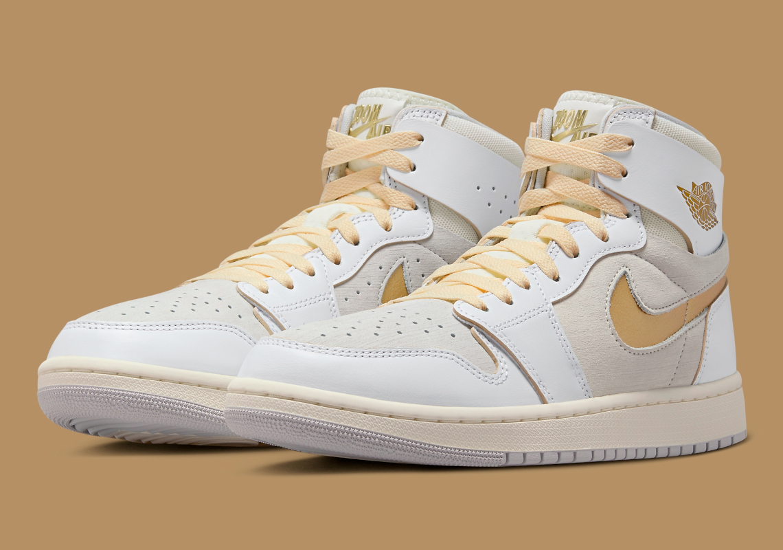 The Air Jordan 1 Zoom CMFT 2 Returns With Luxurious Golden Branding