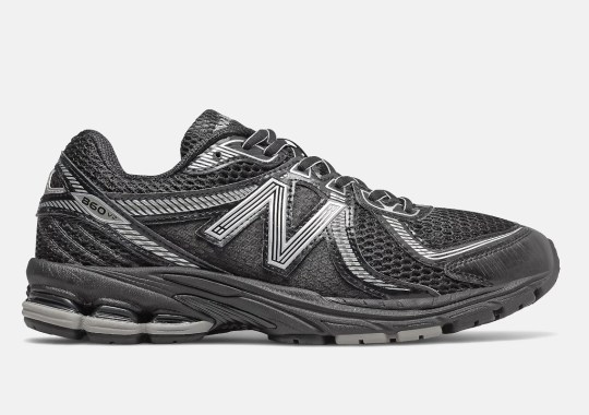 The New Balance 860v2 Returns In “Black/Silver Metallic”