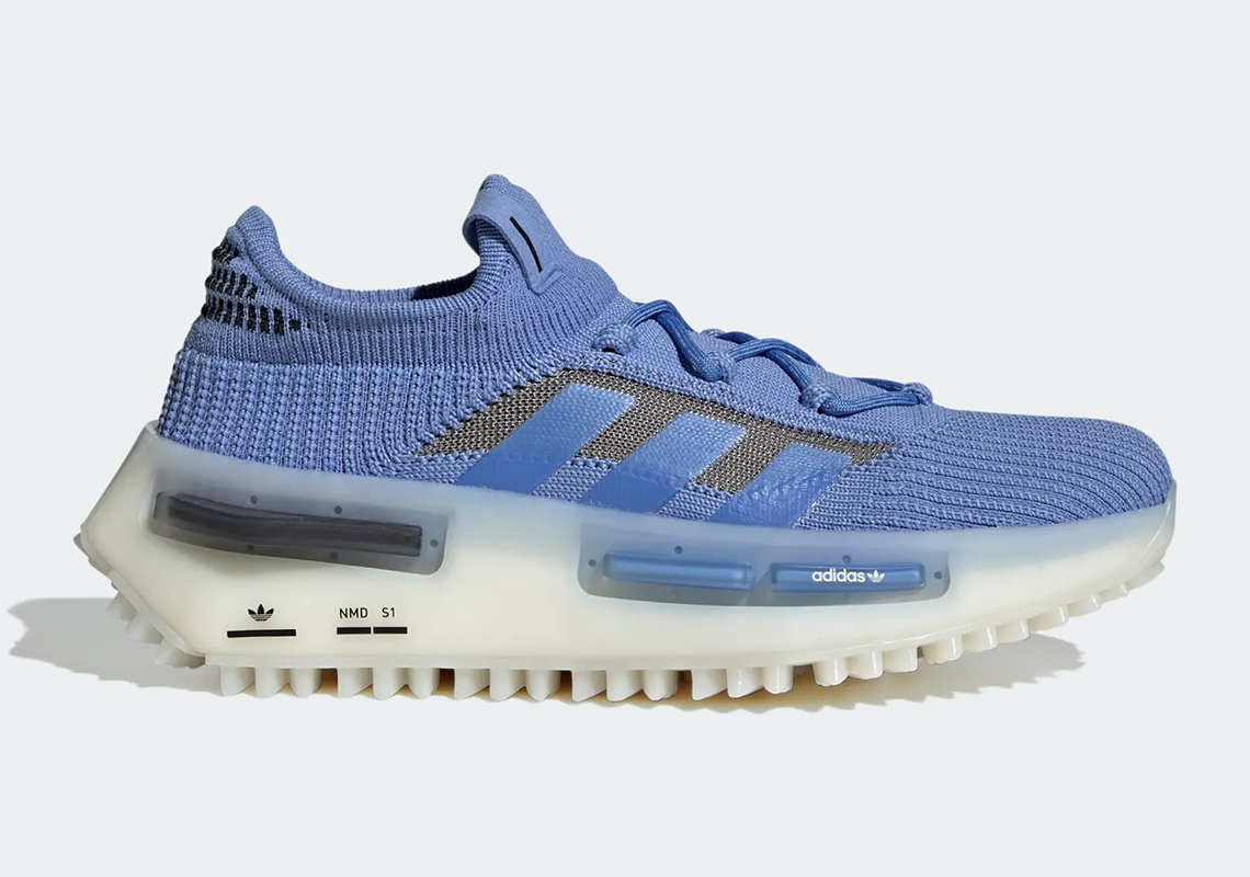 Adidas Nmd S1 Blue Fusion Off White Cloud White Hq4468 9