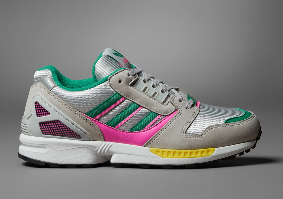 Adidas Zx8000 Grey Two Court Green Screaming Pink Ig3076 6