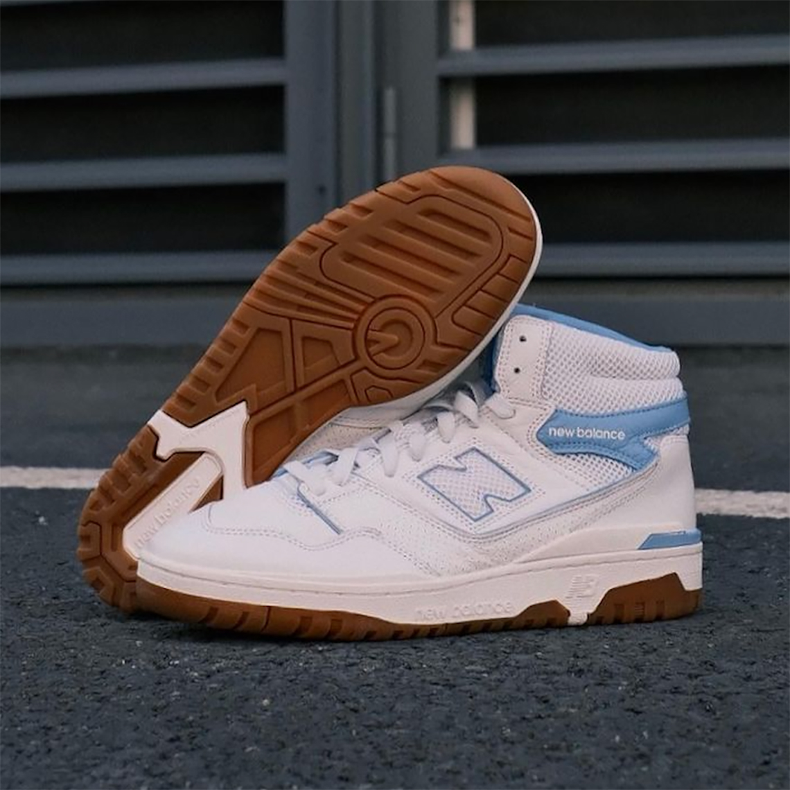 Aime Leon Dore Ald New Balance 650 White University Blue Gum 2