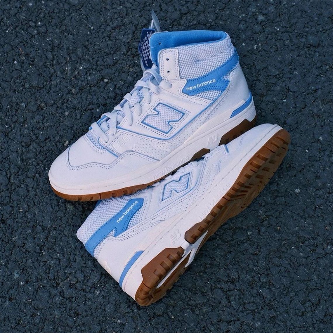 Aime Leon Dore Ald New Balance 650 White University Blue Gum 4 1