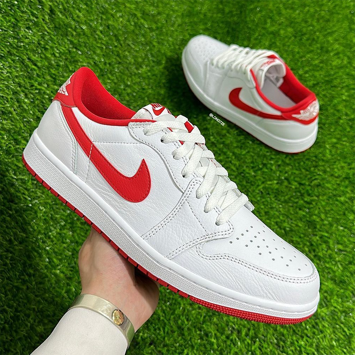 Air Jordan 1 Low Og White University Red Cz0790 161 1