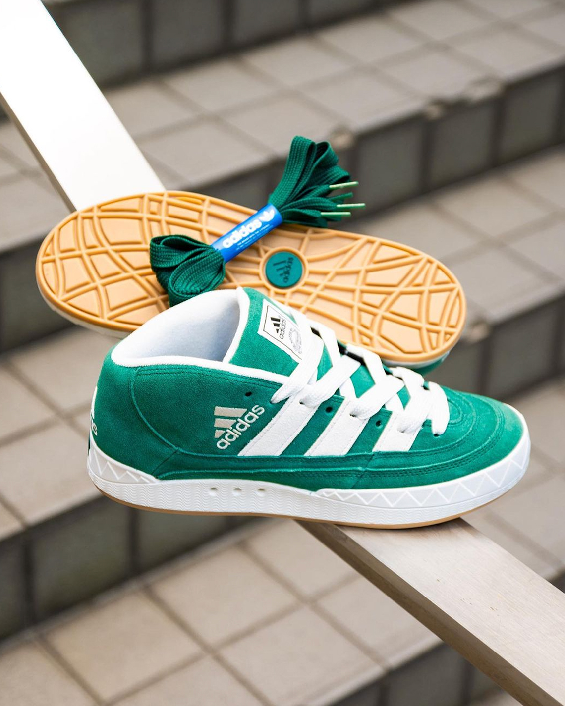 Atmos Adidas Adimatic Mid Green Ie0022 3