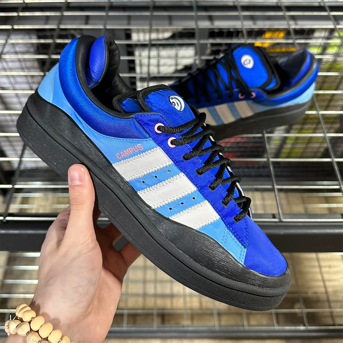 Bad Bunny Adidas Campus Blue Black 3