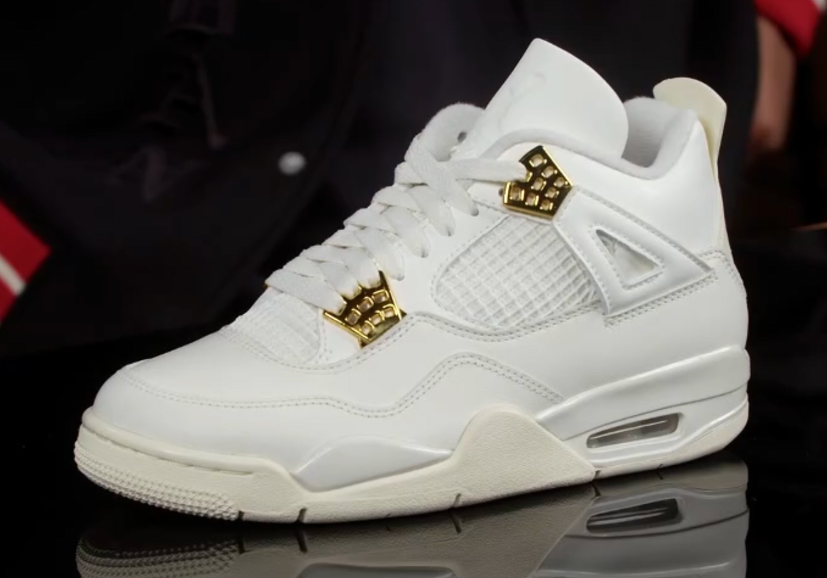 Jordan 4 Sail Metallic Gold Spring 2024 Preview