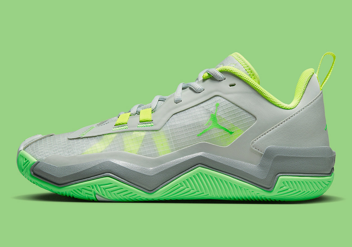 The Jordan Westbrook One Take 4 Appears In A Grey And Neon Green Color Scheme