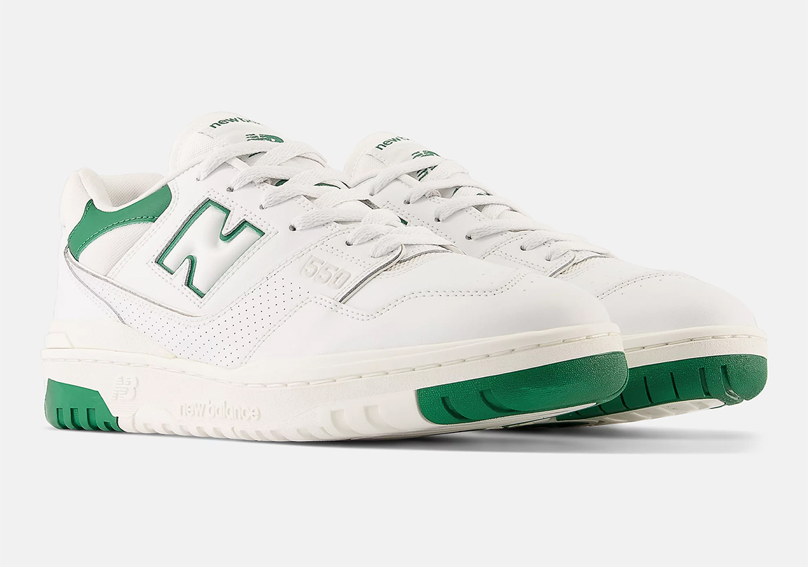 New Balance 550 White Green Bb550swb 3