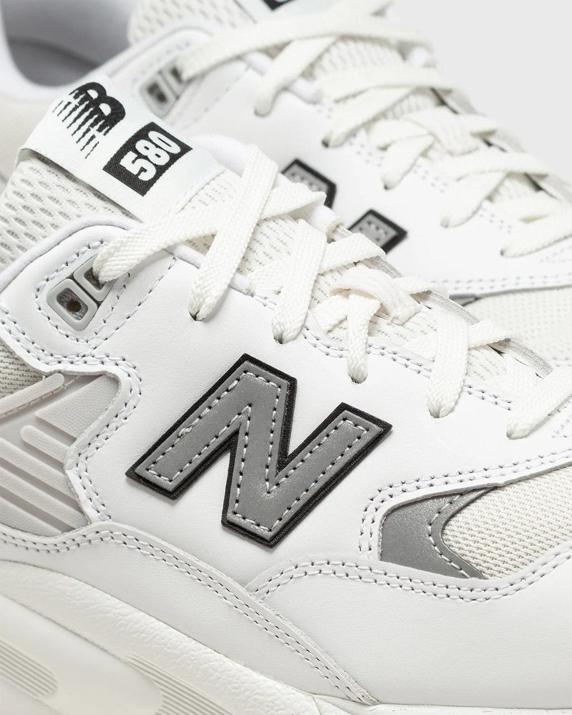 New Balance 580 White Silver Mt580ec2 1