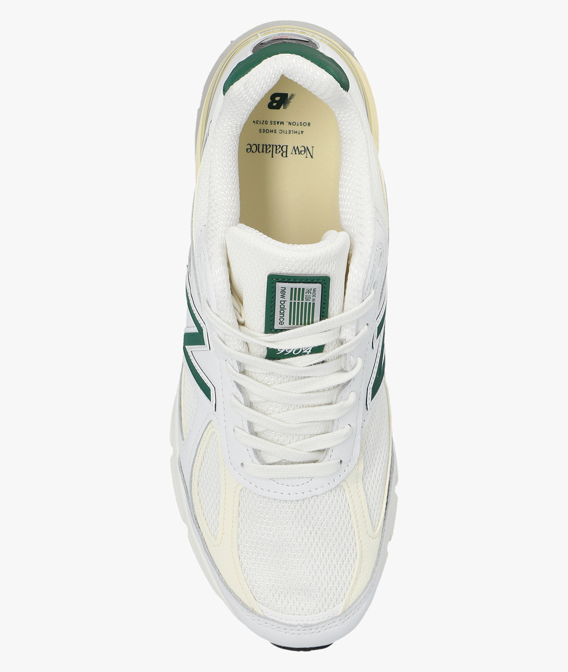 New Balance 990 V4 Made In Usa White Green U990tc4 2